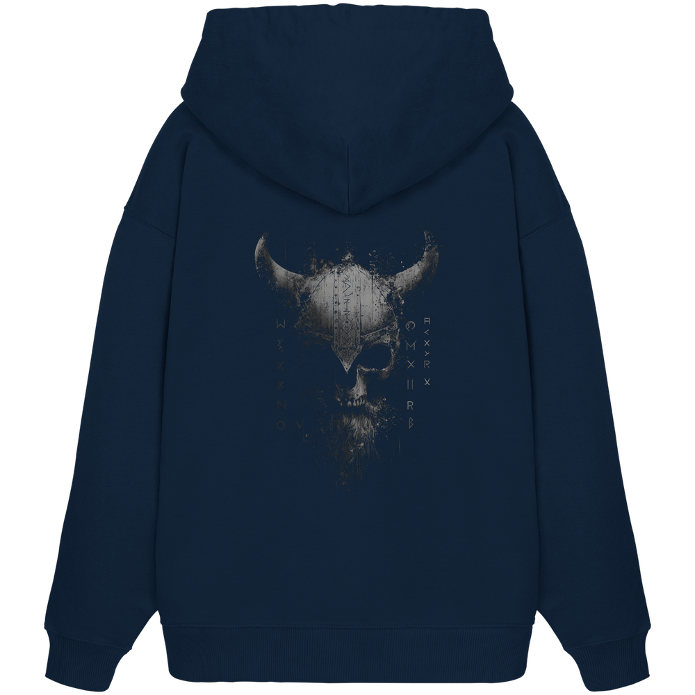 Draugr Helm - Organic Oversize Hoodie – Bild 10