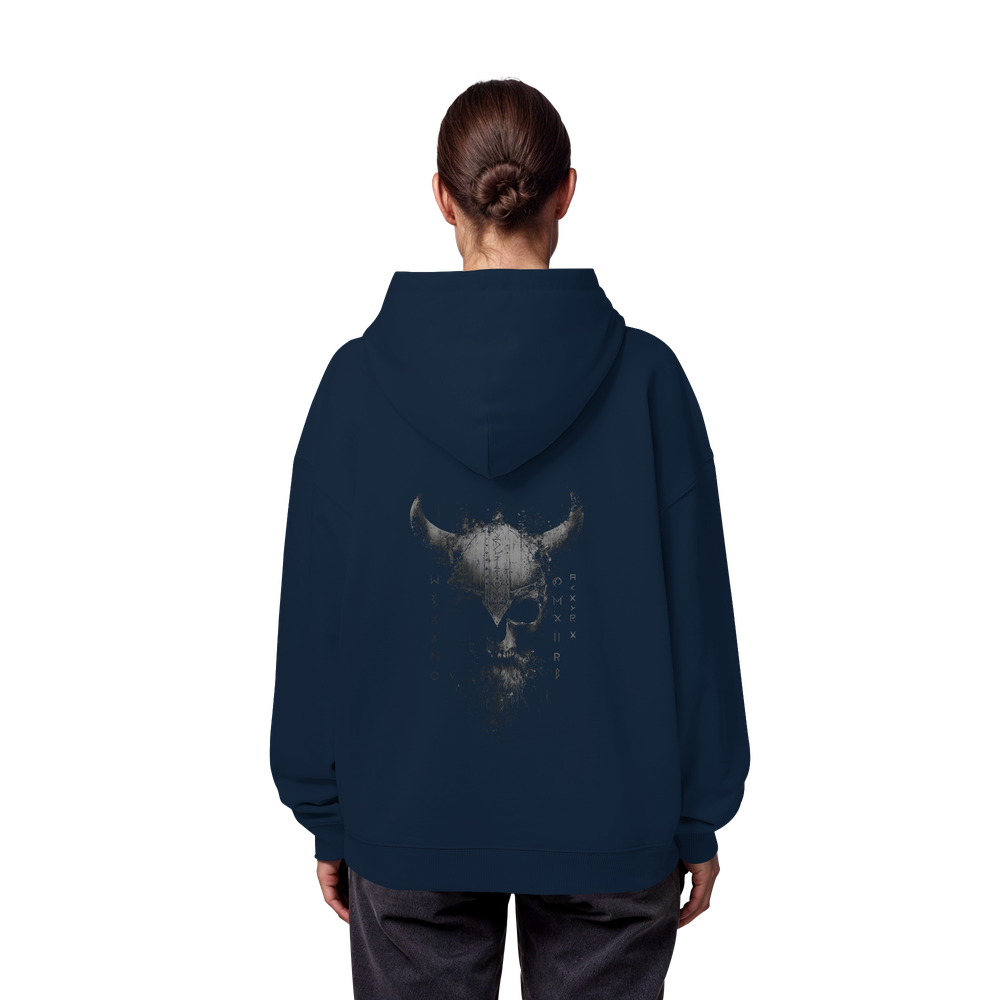 Draugr Helm - Organic Oversize Hoodie – Bild 11
