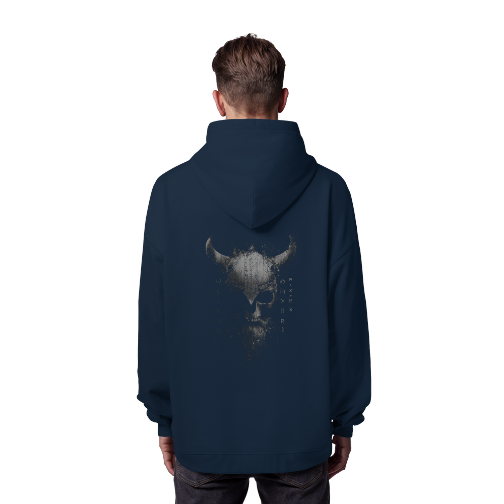 Draugr Helm - Organic Oversize Hoodie – Bild 12